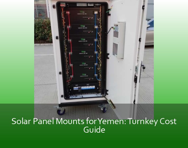 Solar Panel Mounts for Yemen: Turnkey Cost Guide